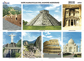 M721 Maravillas del mundo moderno (25 pzas)