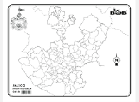 CN158 Jalisco División política s/n (100 pzas)