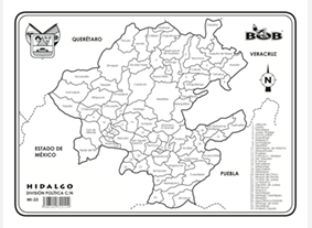 MI23 Hidalgo División política c/n (200 pzas)