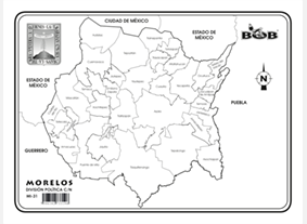 MI31 Morelos División política c/n (200 pzas)