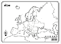 ME14 Europa División política s/n (25 pzas)