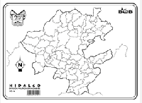 ME36 Hidalgo División política s/n (25 pzas)