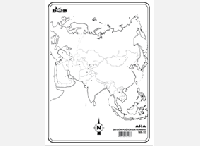 MR10 Asia División política s/n (1 pza)