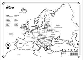 MR11 Europa División política c/n (1 pza)
