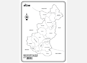 MR27 Querétaro División política c/n (1 pza)