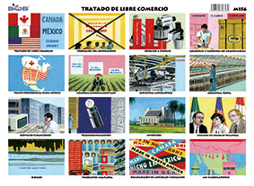 M156 TLC / Tratado de Libre Comercio (25 pzas)