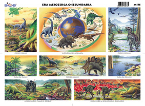 M175 Era mesozoica o secundaria (25 pzas)