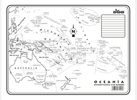 Oceanu00eda Divisiu00f3n polu00edtica s/n (100 pzas)