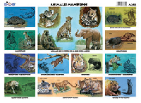 M218 Animales mamíferos 1 (25 pzas)