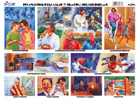 M296 Día mundial de la salud / Higiene escolar (25 pzas)