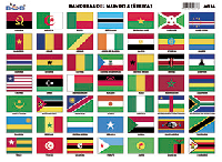 M336 Banderas del mundo 4 / África (25 pzas)