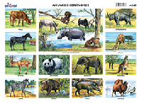 M345 Animales herbívoros (25 pzas)