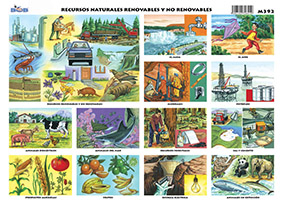 M392 Recursos naturales renovables y no renovables (25 pzas)