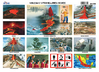 M400 Volcanes y terremotos / sismos (25 pzas)